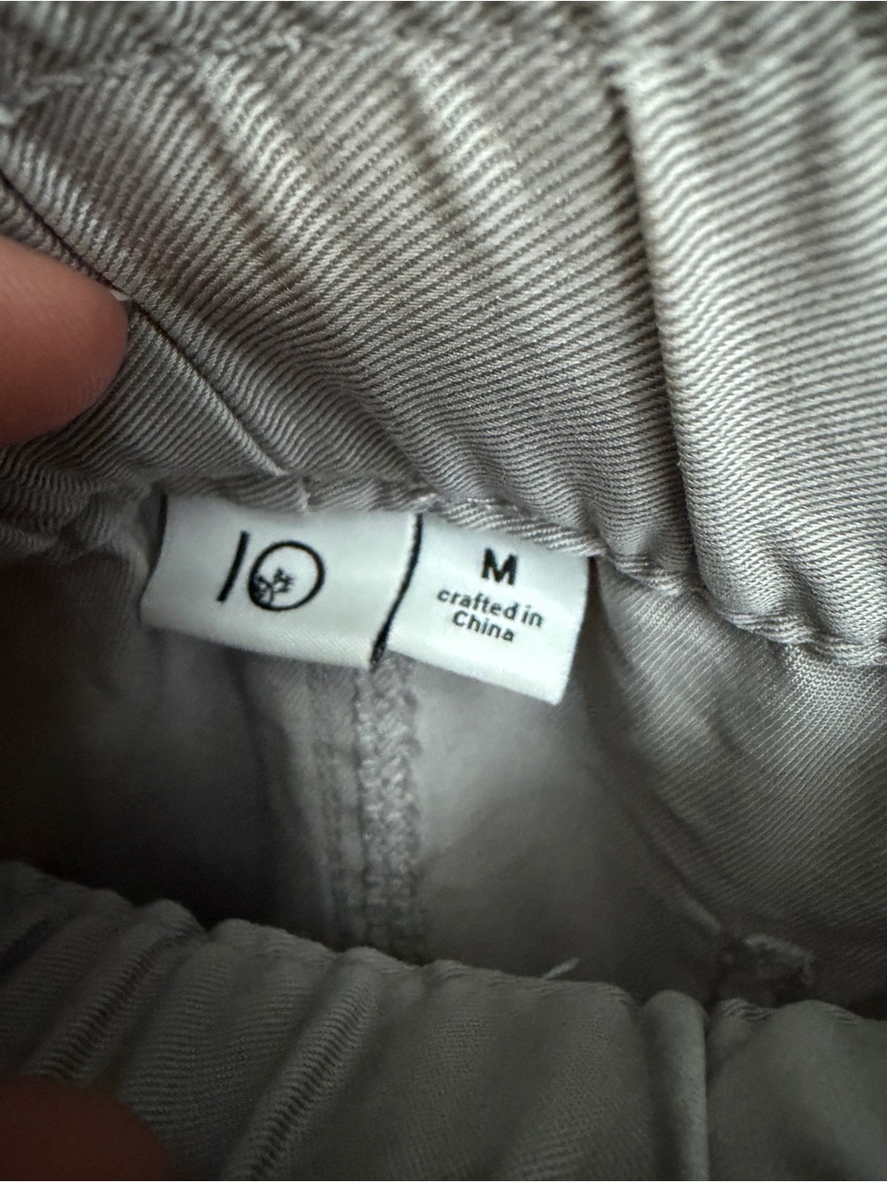 Tentree Light Gray Drawstring Women's Athletic Shorts - Picture 3 of 8